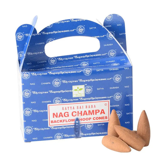 Nag Champa Backflow Incense Cones - Incense & Burners