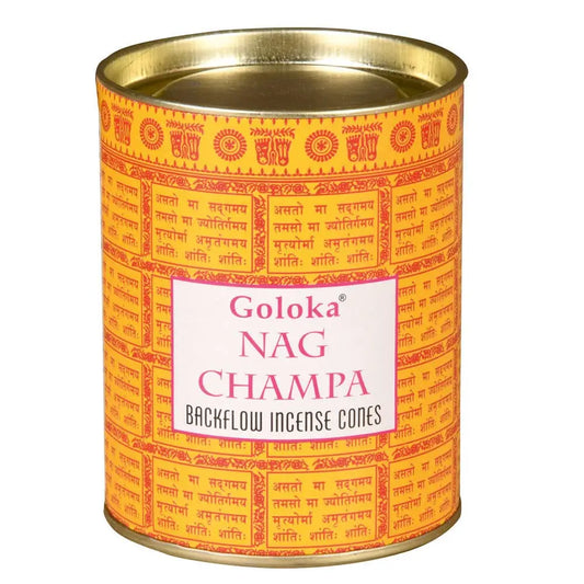 NAG CHAMPA GOLOKA BACKFLOW INCENSE CONES - Incense & Burners