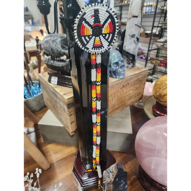 🪶✨ Native American Beaded Bolo Tie – Tradition Artistry & Southwestern Spirit! 🌄 - Jewelry