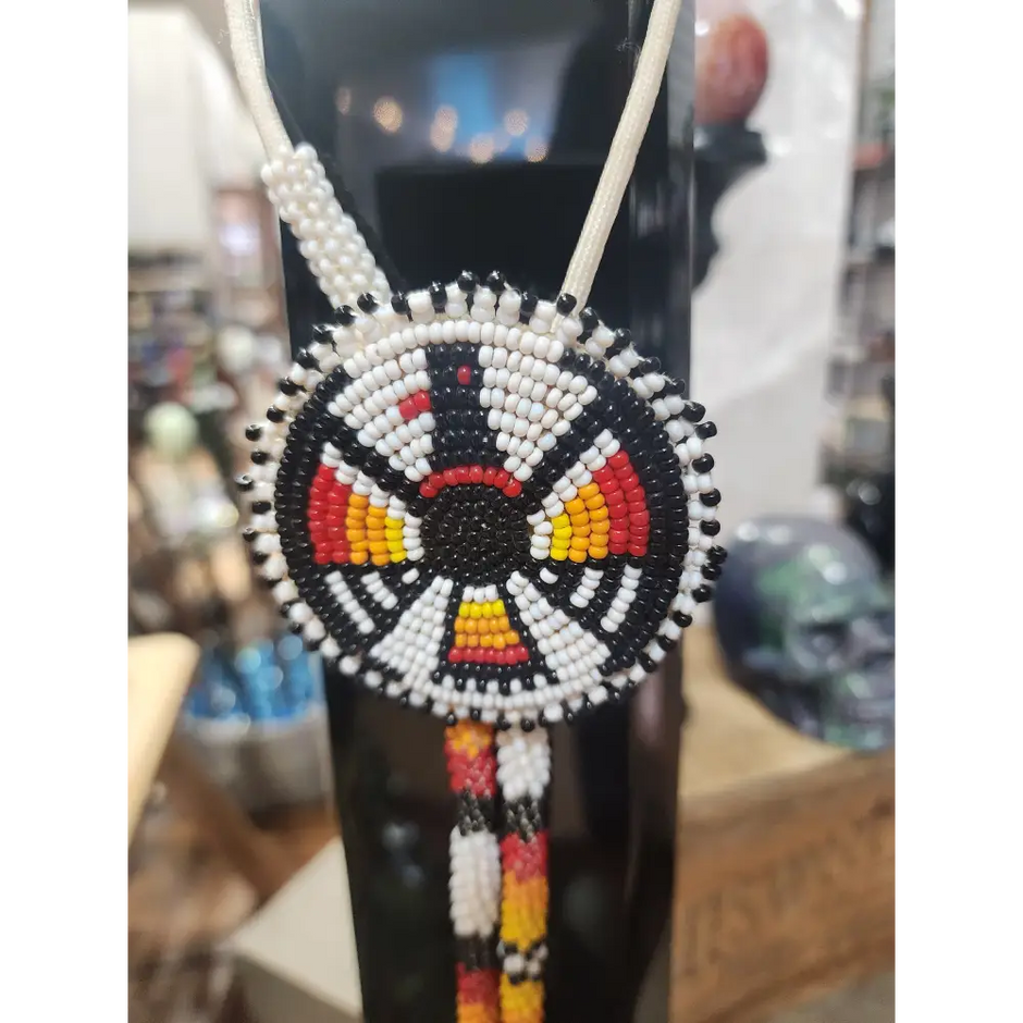 🪶✨ Native American Beaded Bolo Tie – Tradition Artistry & Southwestern Spirit! 🌄 - Jewelry