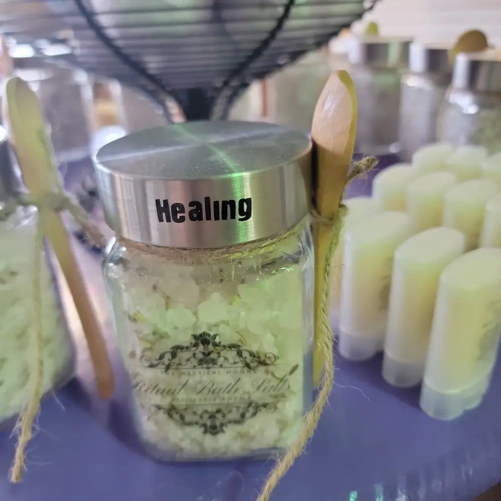 Natural Bath Salts - Healing - Bath Body & Skin Products