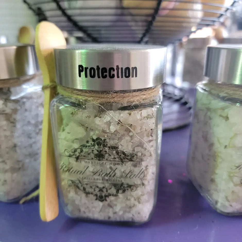 Natural Bath Salts - Protection - Bath Body & Skin Products