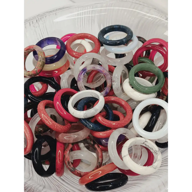 💍✨ Natural Crystal Rings – Adorn Empower and Shine with Crystal Energy 🌈 - Jewelry