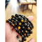 PROTECTION 🌌 6mm Obsidian Terahertz Tiger’s Eye Bracelet ✨ - OMC BRACELETS