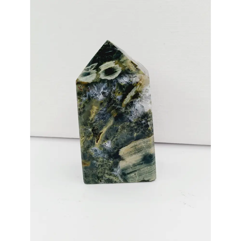 🌊✨ Ocean Jasper Point – Joy Renewal and Emotional Healing 🪨 2.75’’ - Towers