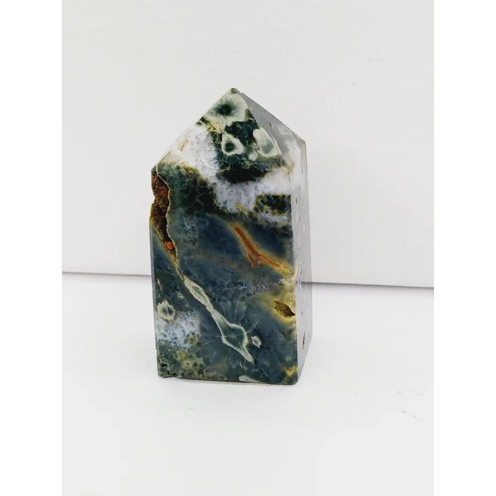 🌊✨ Ocean Jasper Point – Joy Renewal and Emotional Healing 🪨 2.75’’ - Towers