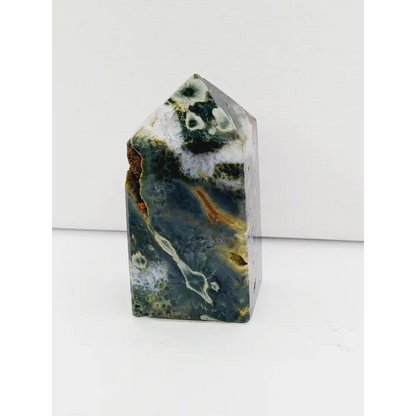 🌊✨ Ocean Jasper Point – Joy Renewal and Emotional Healing 🪨 2.75’’ - Towers