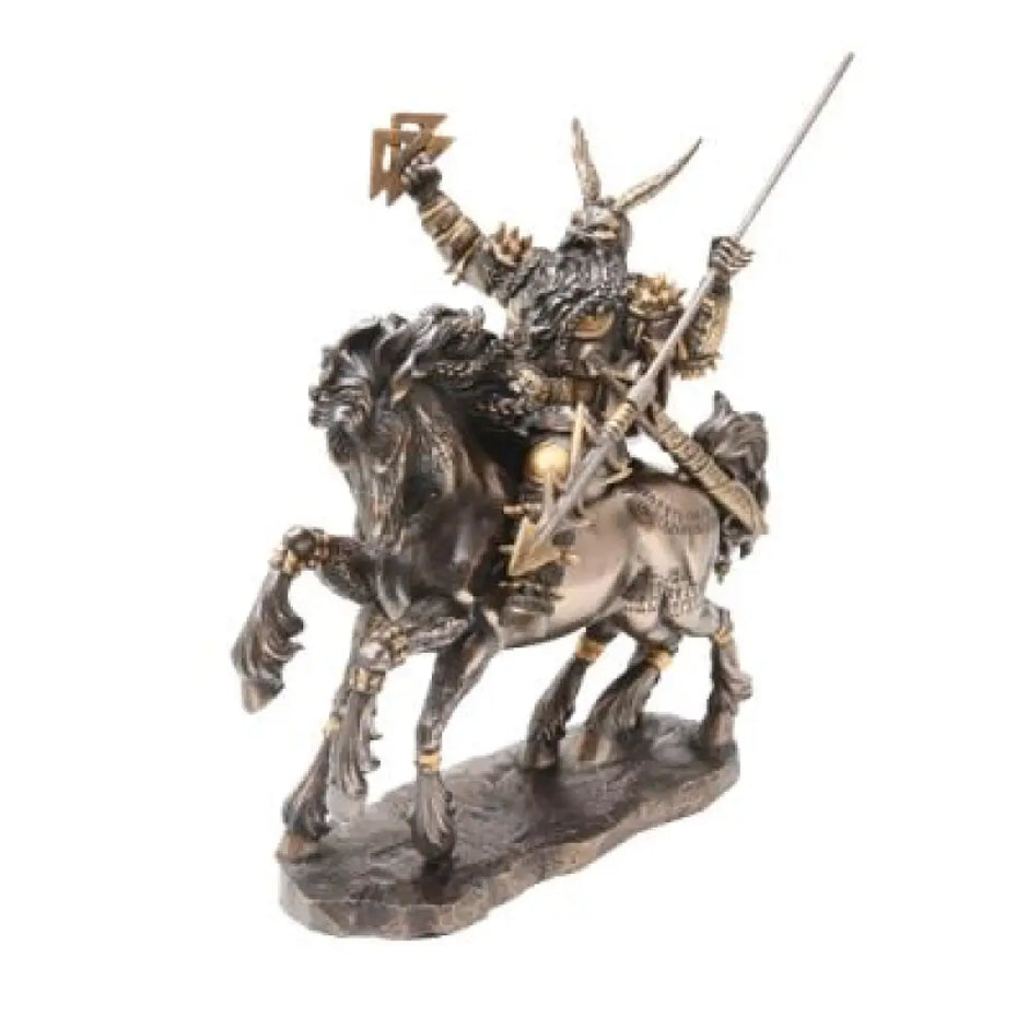 Odin Norse God on Horse - Statues
