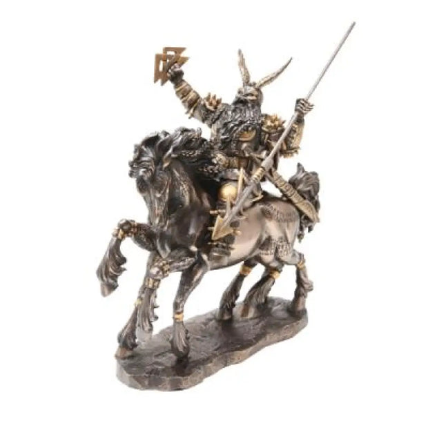 Odin Norse God on Horse - Statues