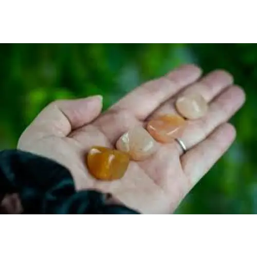 🧡✨ Orange Aventurine Tumbles – Joy Creativity & Confidence in Your Pocket! 🌞 - Tumbles