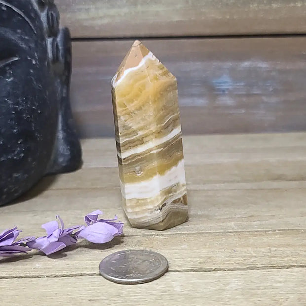 ORANGE CALCITE POINTS - 1 - 3’’ - Towers
