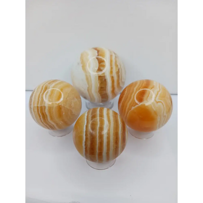 🧡✨ Orange Calcite Sphere – Creativity Joy and Vibrant Energy ✨🧡 - Spheres