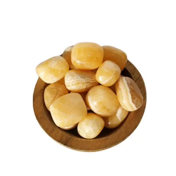 Orange Calcite Tumbles - Tumbles