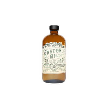 🌱✨ Organic Cold Pressed Castor Oil – Hexane Free & USA Bottled (16 oz) 💧 - Herbs & Accessories