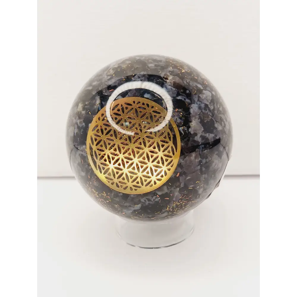 🌟🔮 Orgonite Spheres – Multi-Crystal Energy for Protection & Harmony! ✨ - Indigo Gabbro - Spheres