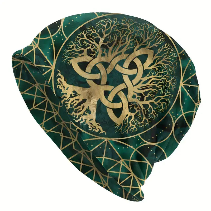 🧙♀️✨ Pagan & Metaphysical Beanie Hats – Cozy Style with Spiritual Vibes! 🧢🌙 - Tree Of Life - Clothing & Apparel
