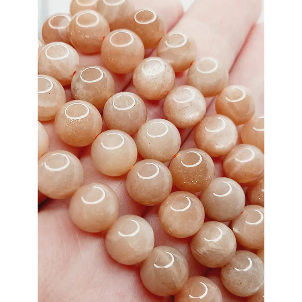 Peach Moonstone Bracelet 8mm - OMC BRACELETS