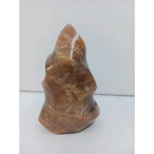 🔥🍑 Peach Moonstone Flame 4.5’’ – Emotional Healing and New Beginnings! 🌙 - Free Forms