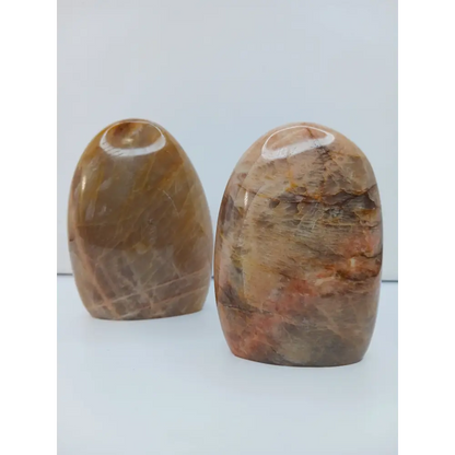 🌸✨ Peach Moonstone Freeforms 3.75’’ to 4’’ – Nurturing Love and Emotional Healing! 🌙 - Free Forms
