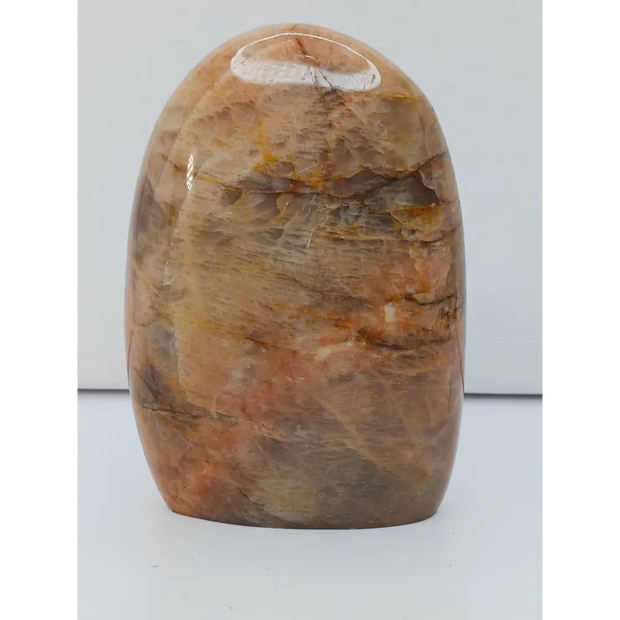 🌸✨ Peach Moonstone Freeforms 3.75’’ to 4’’ – Nurturing Love and Emotional Healing! 🌙 - 2 - 3.75’’ - Free Forms
