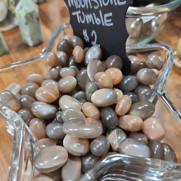 Peach Moonstone Tumble - Tumbles