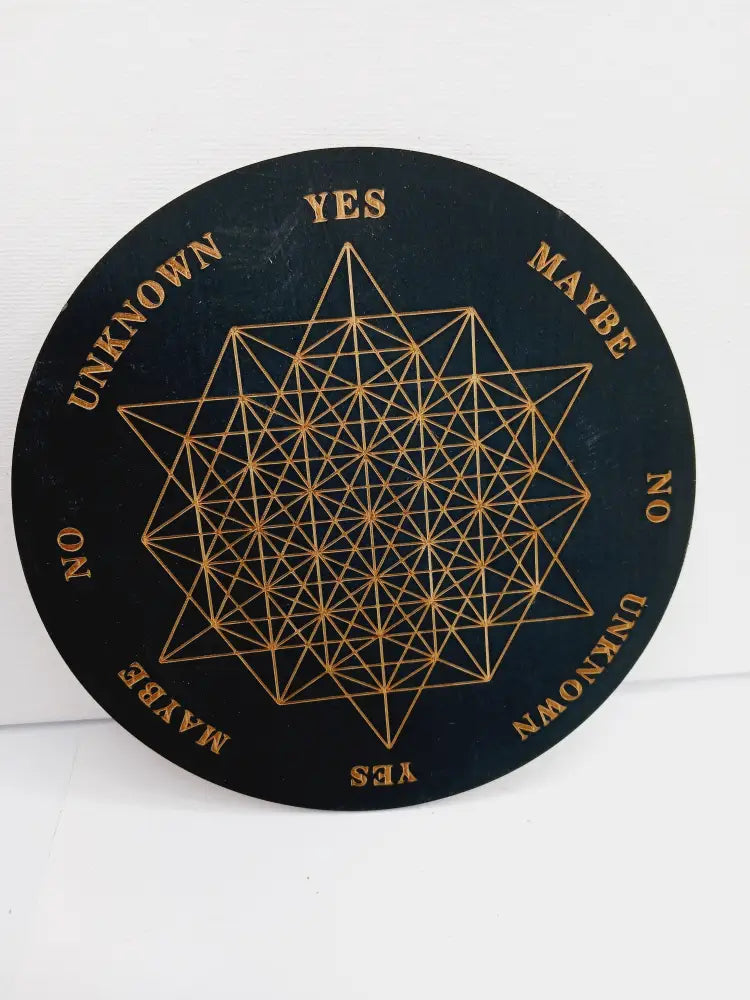 🔮✨ Pendulum Answer Boards (6’’) – 9 Mystical Styles for Accurate Divination and Spiritual Guidance! 🌟 Sacred Geometry