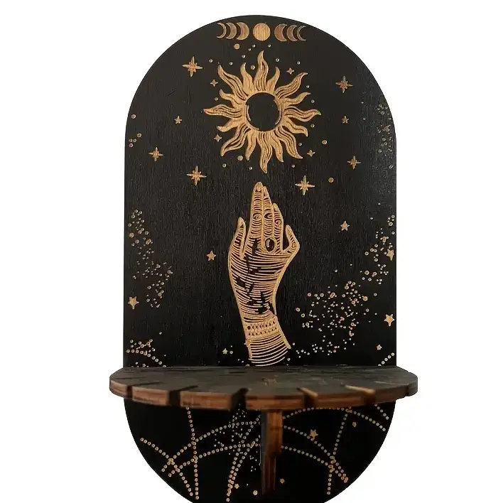 Pendulum Holder Stands - Hand with Sun - Pendulums & Mats