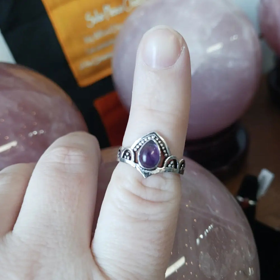 💍✨ Petite Crystal Power Rings – Sterling Silver Plated ✨💍 - Jewelry