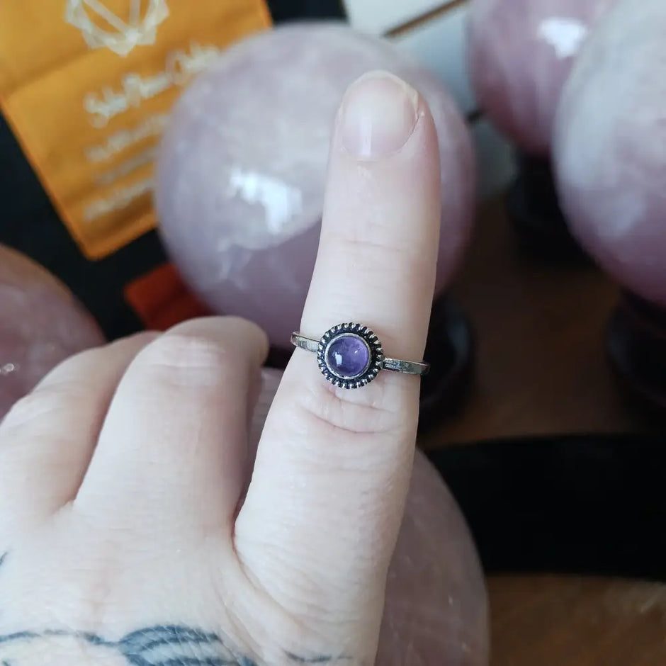 💍✨ Petite Crystal Power Rings – Sterling Silver Plated ✨💍 - Jewelry