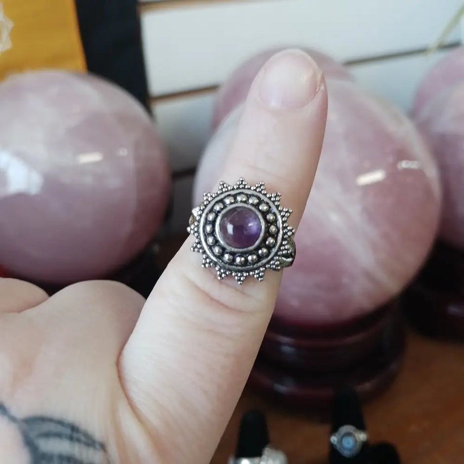 💍✨ Petite Crystal Power Rings – Sterling Silver Plated ✨💍 - Jewelry