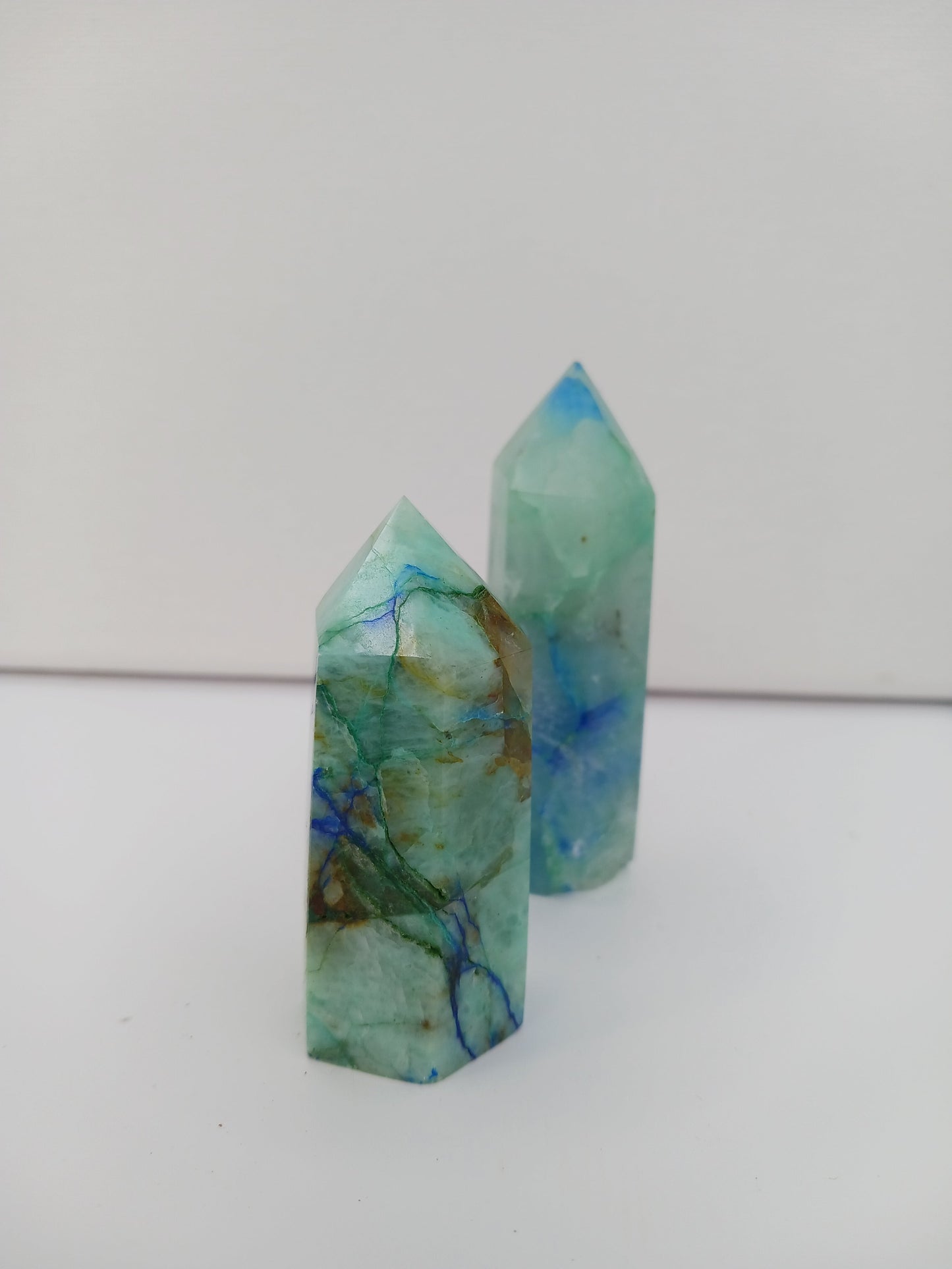 🔥🔵 Phoenix Stone & Lapis Tower 3.25’’ – Insight & Renewal 🔵🔥 - 2.5’’ - Towers