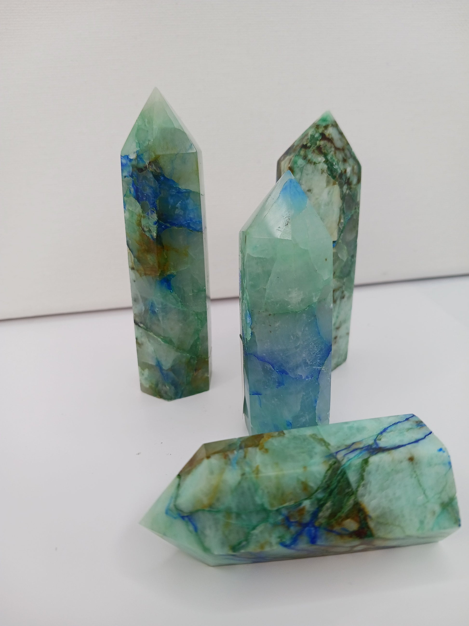 🔥🔵 Phoenix Stone & Lapis Tower 3.25’’ – Insight & Renewal 🔵🔥 - Towers