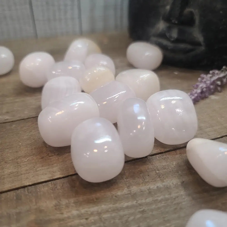 Pink Calcite Tumbles - Tumbles