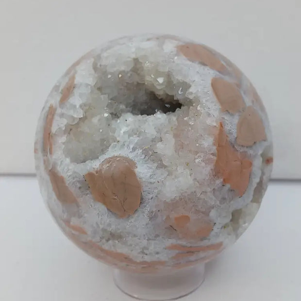 🌸✨ Pink Sakura Agate Sphere – Joy Growth and Gentle Healing ✨🌸 - Spheres