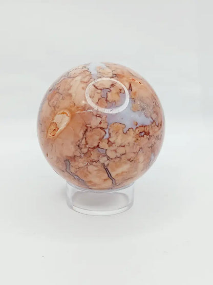 🌸✨ Pink Sakura Agate Sphere – Joy Growth and Gentle Healing ✨🌸 - 3 - 2.5’’ - Spheres