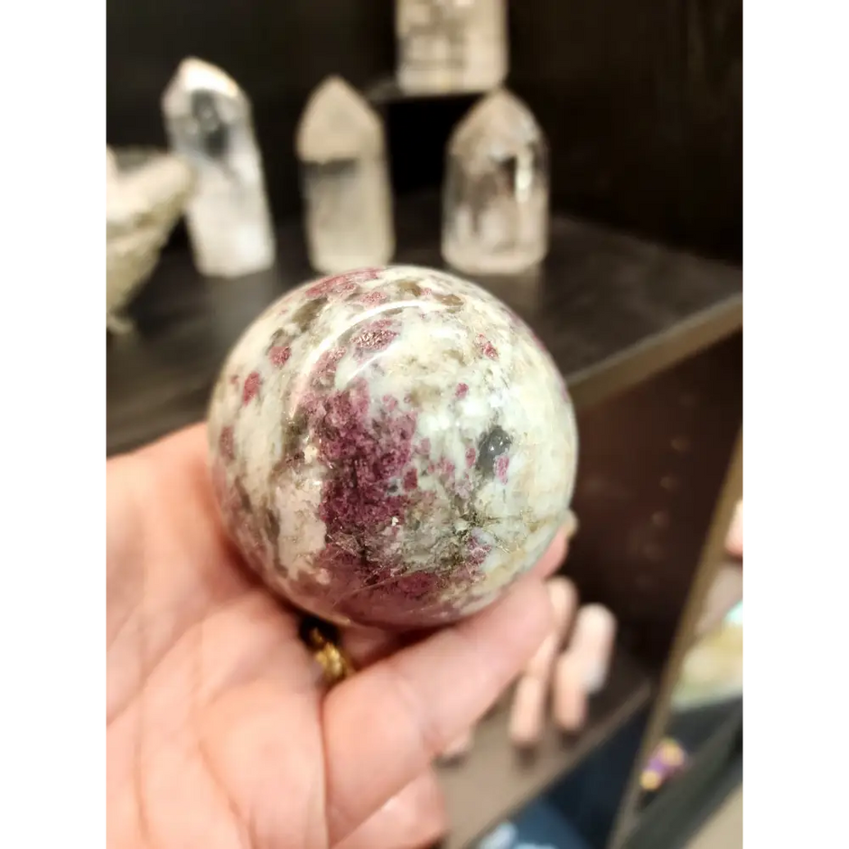 🌸💗 Pink Tourmaline Spheres – Harmonizing Energy Crystals! ✨ - 1 - Spheres