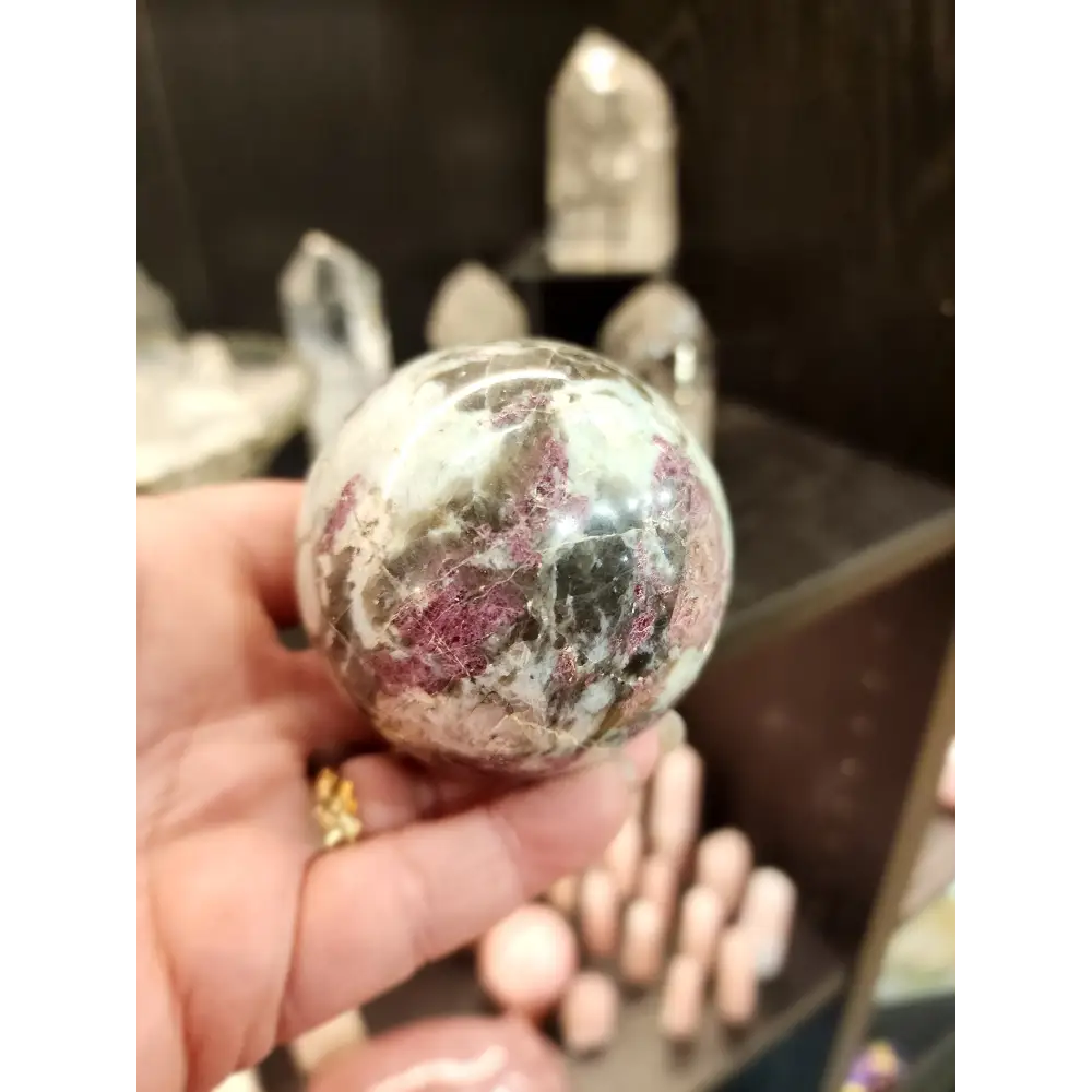 🌸💗 Pink Tourmaline Spheres – Harmonizing Energy Crystals! ✨ - Spheres