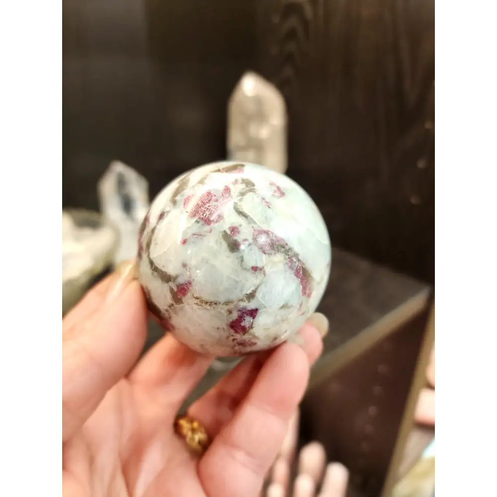 🌸💗 Pink Tourmaline Spheres – Harmonizing Energy Crystals! ✨ - 4 - Spheres