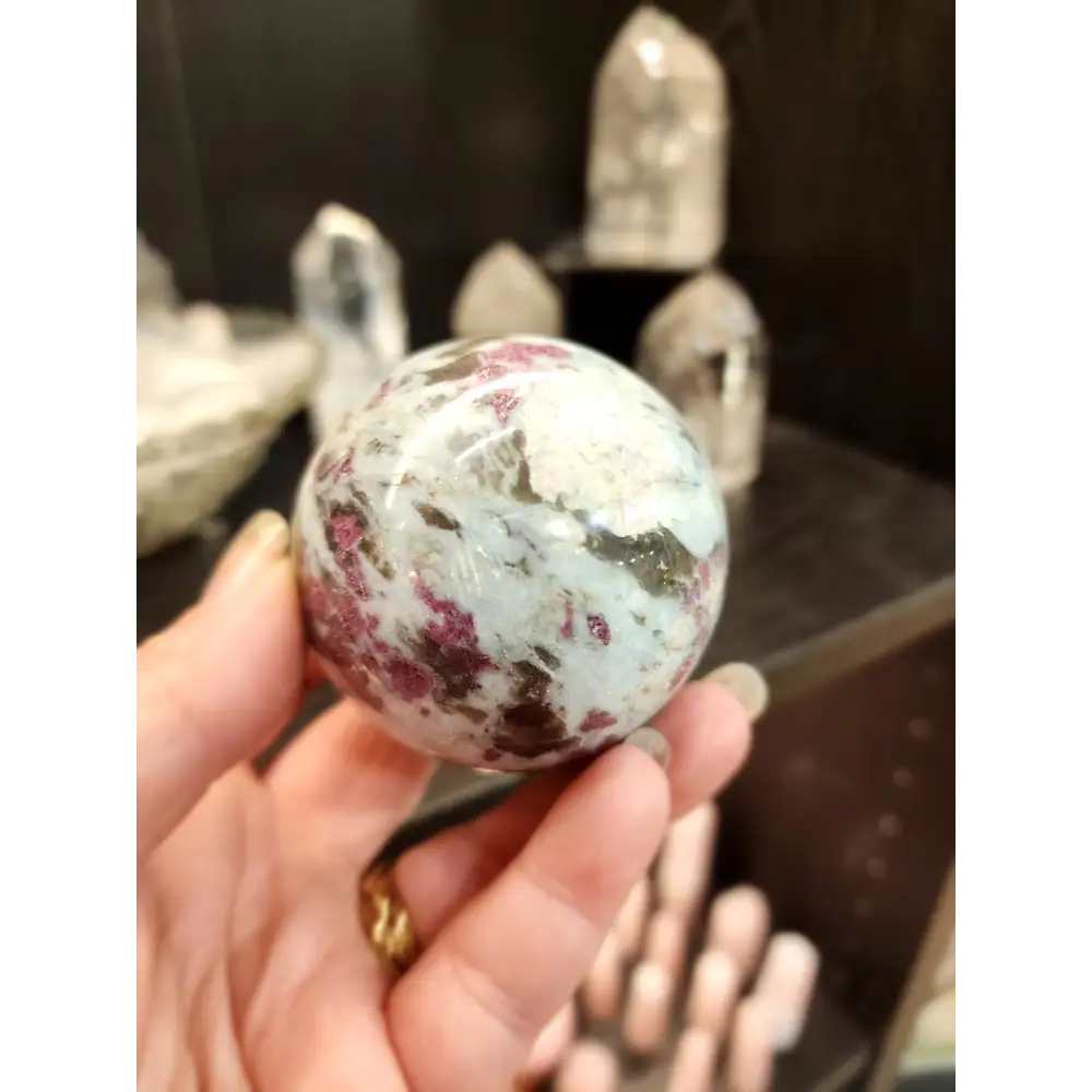 🌸💗 Pink Tourmaline Spheres – Harmonizing Energy Crystals! ✨ - 5 - Spheres