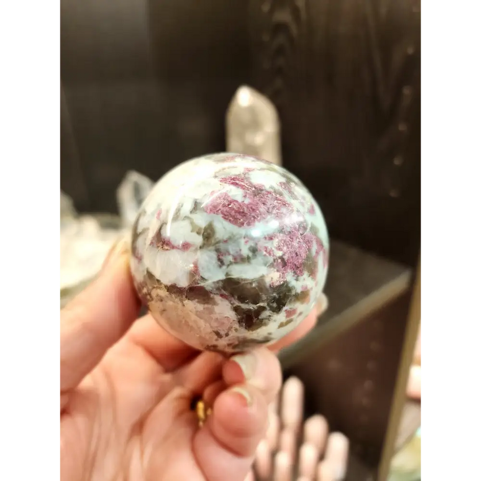 🌸💗 Pink Tourmaline Spheres – Harmonizing Energy Crystals! ✨ - 7 - Spheres
