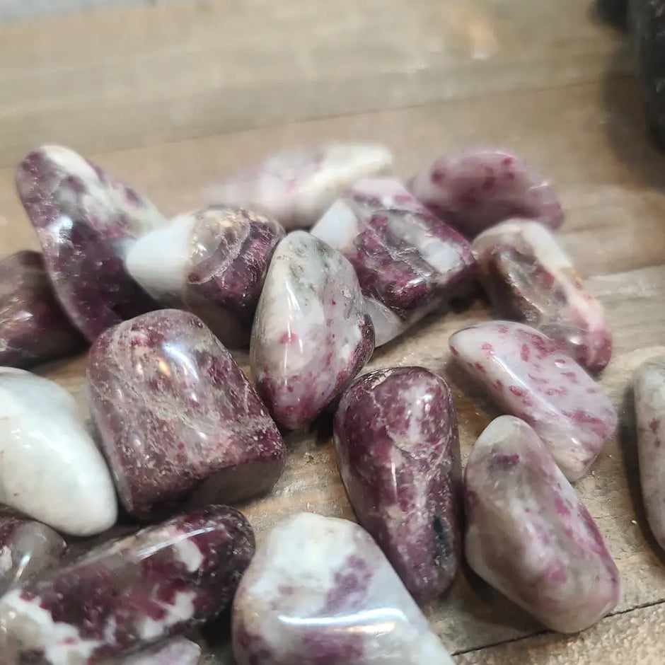 Pink Tourmaline Tumbles - Tumbles