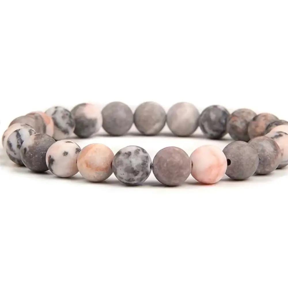 Pink Zebra Jasper Braclets - OMC BRACELETS