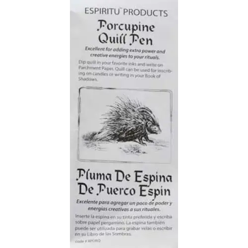 Porcupine Quill Pen - Supplies & Paper