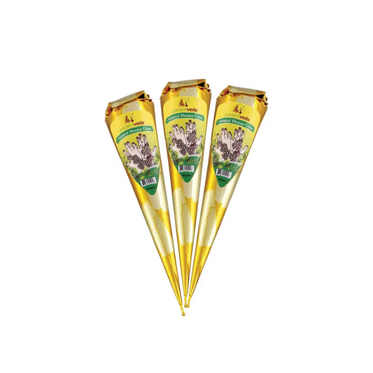 🌿✨ Premium Gold Henna Cone – Natural Color and Artistic Expression 🎨