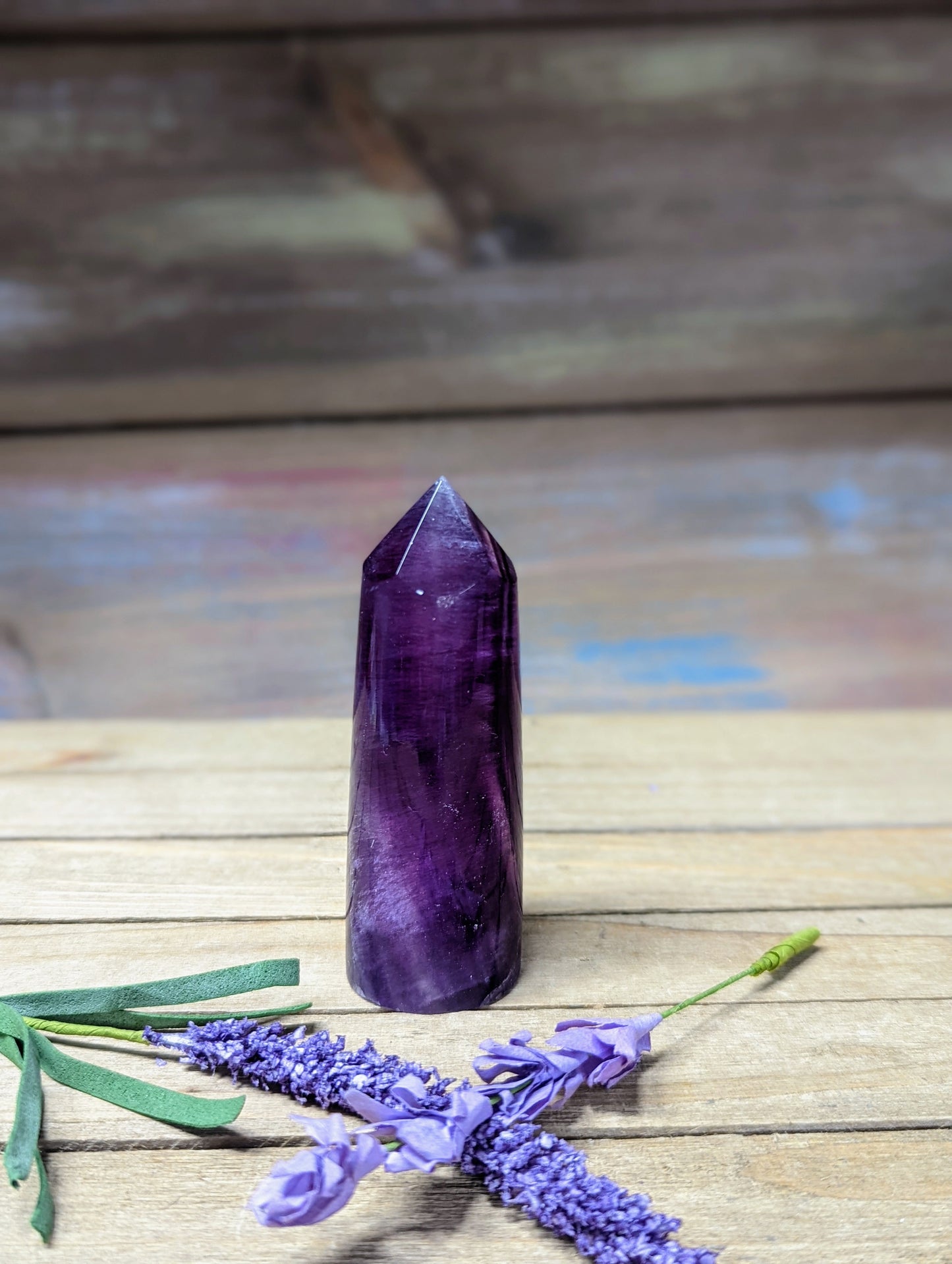 Purple Fluorite Cylinder Tower - 7 - Towers