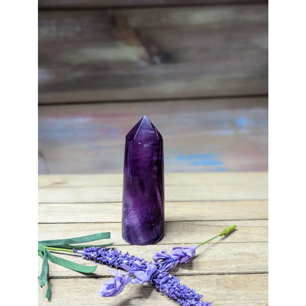Purple Fluorite Cylinder Tower - 7 - Towers