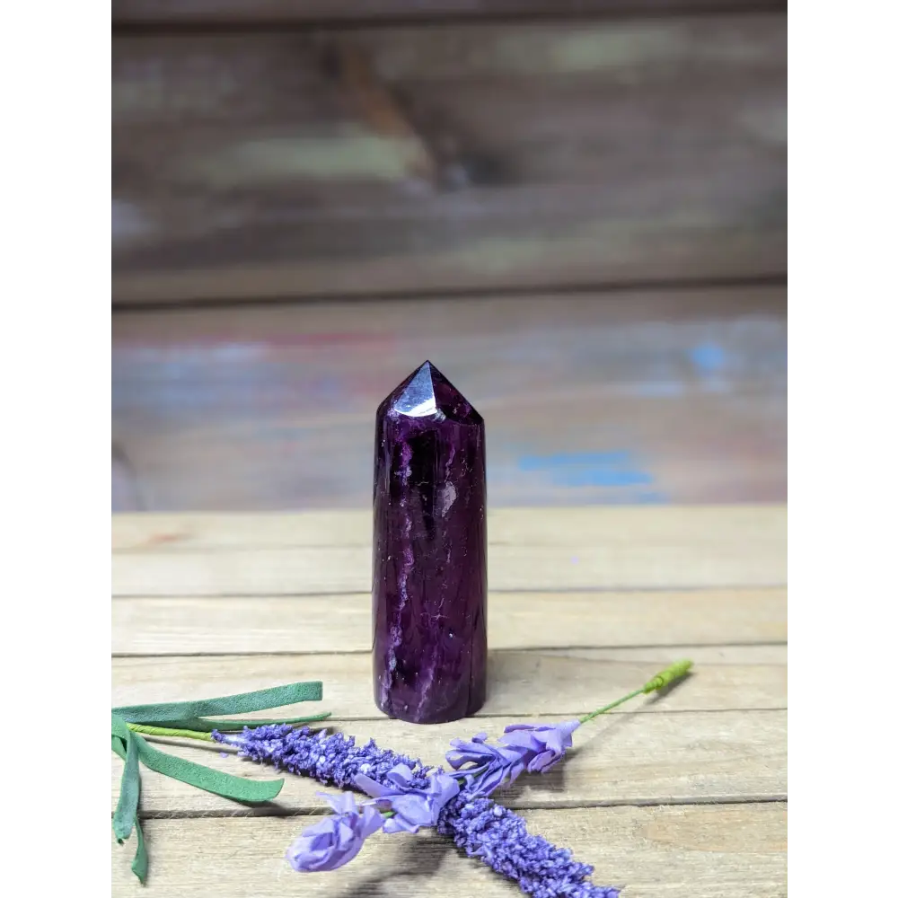 Purple Fluorite Cylinder Tower - 10 - Towers