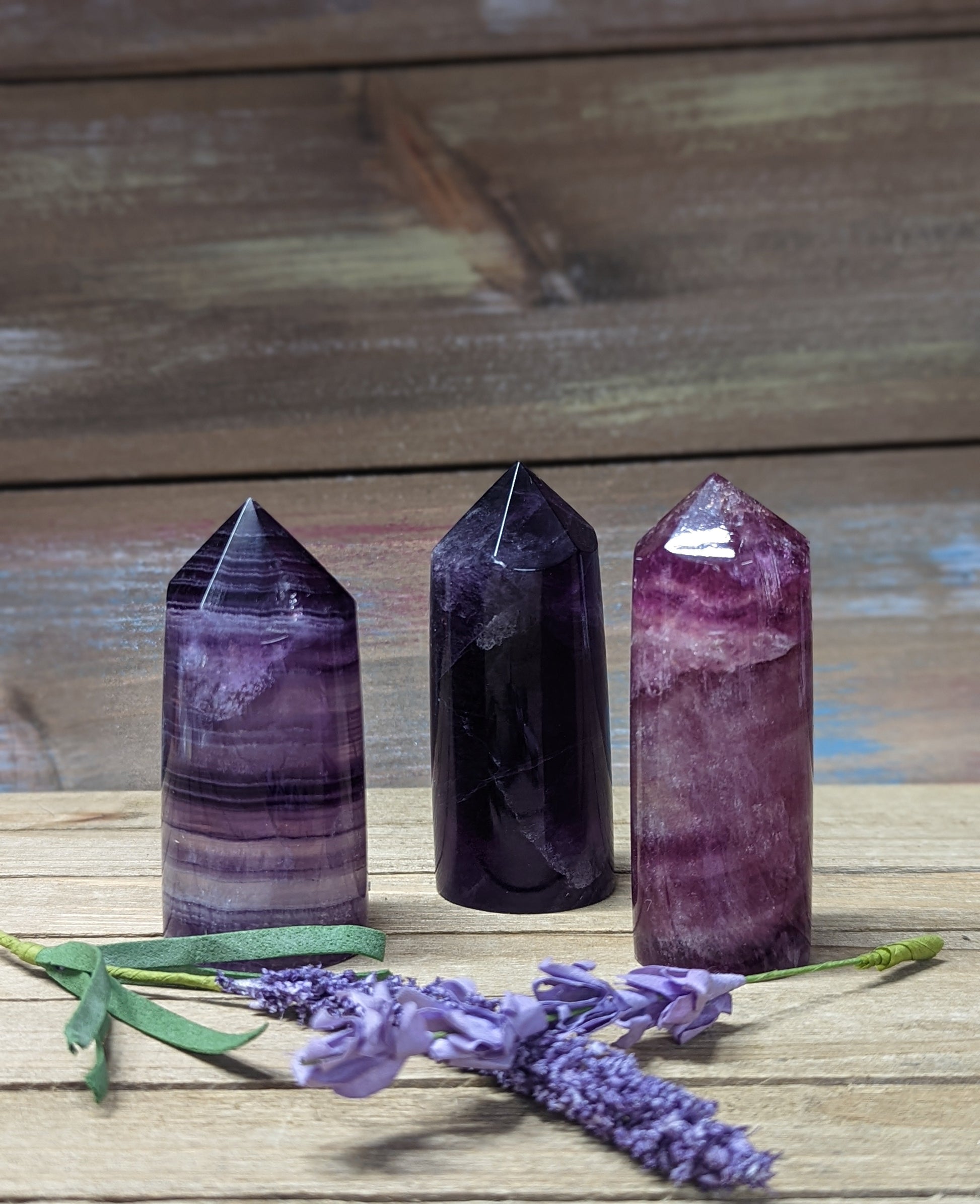 Purple Fluorite Cylinder Tower - Towers