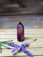 Purple Fluorite Cylinder Tower - 2 - Towers