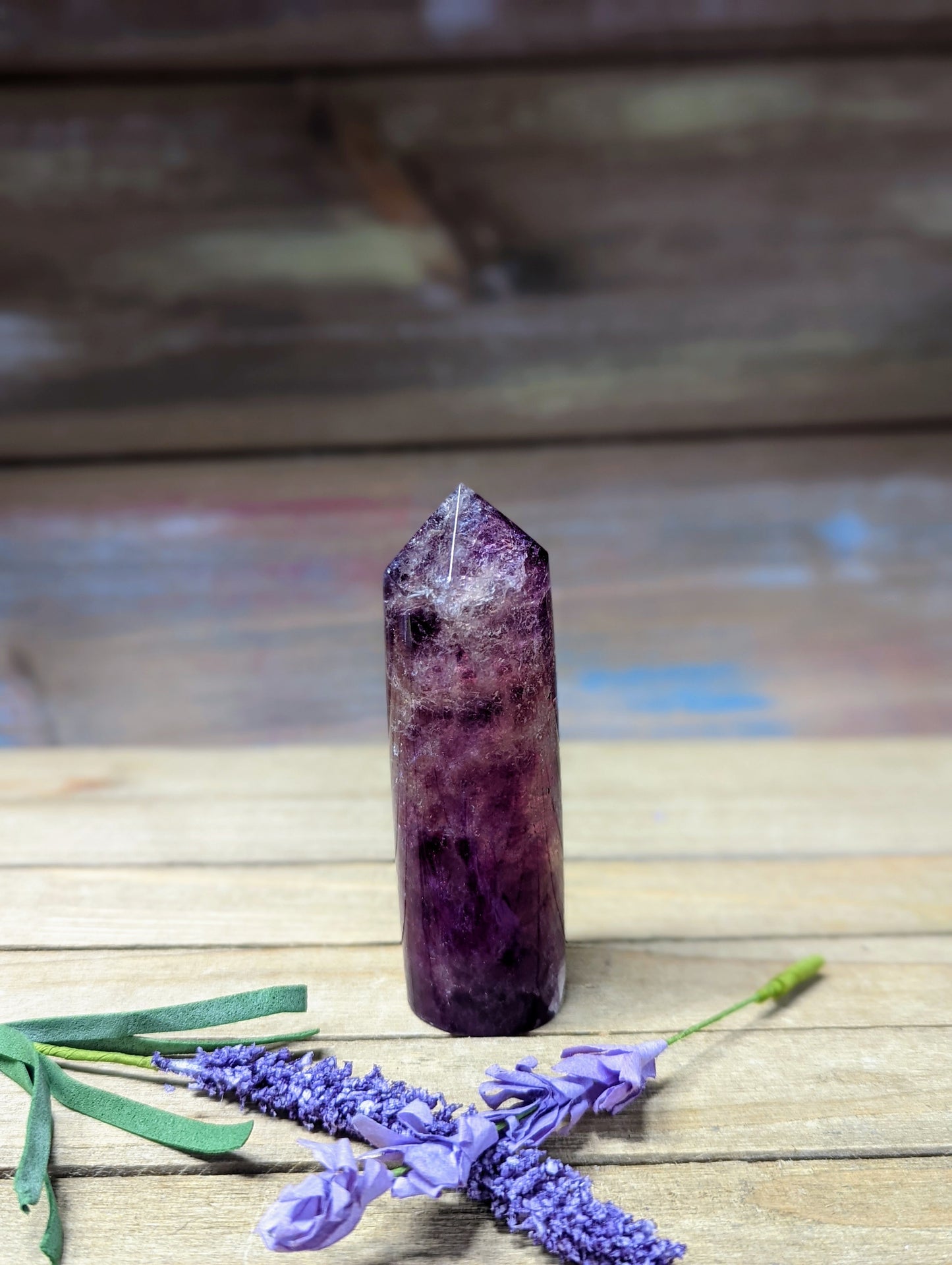 Purple Fluorite Cylinder Tower - 9 - Towers